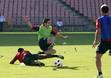 Primer entrenamiento del Granada CF en Los C�rmenes