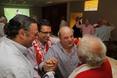 Fiesta Rojiblanca en la redacci�n de IDEAL